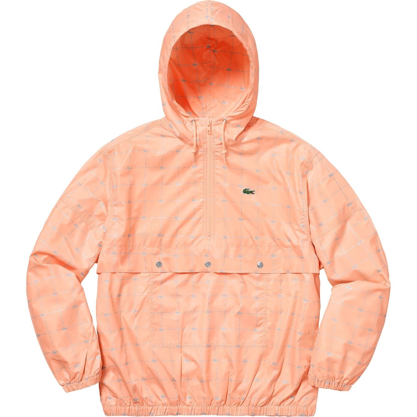 Supreme®/LACOSTE Reflective Grid Nylon Anorak view 2